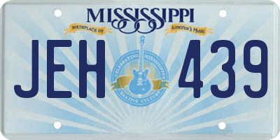 MS license plate JEH439