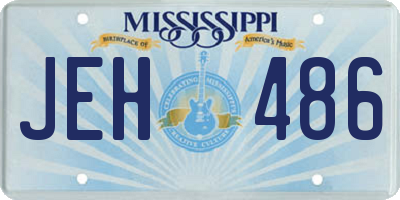 MS license plate JEH486