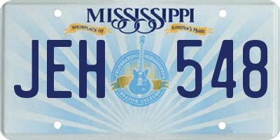 MS license plate JEH548