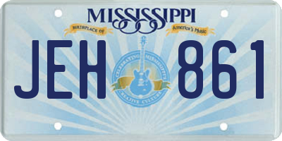 MS license plate JEH861