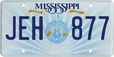 MS license plate JEH877