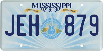 MS license plate JEH879