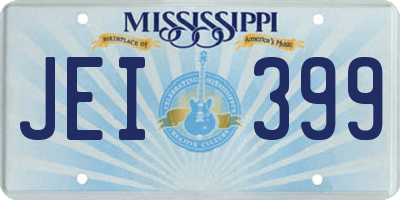 MS license plate JEI399