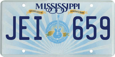 MS license plate JEI659