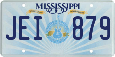 MS license plate JEI879