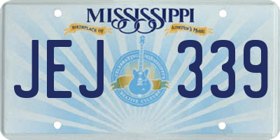 MS license plate JEJ339