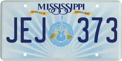MS license plate JEJ373