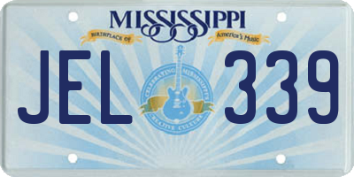 MS license plate JEL339
