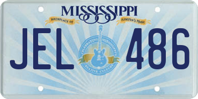 MS license plate JEL486