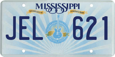 MS license plate JEL621