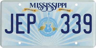 MS license plate JEP339