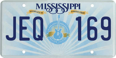 MS license plate JEQ169
