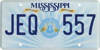 MS license plate JEQ557
