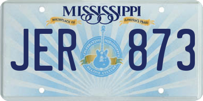 MS license plate JER873