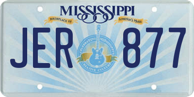 MS license plate JER877
