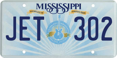 MS license plate JET302