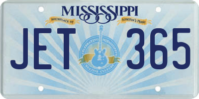 MS license plate JET365