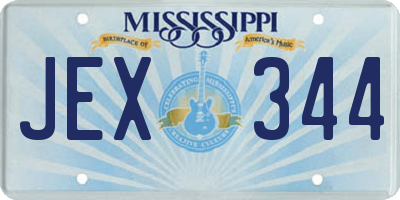 MS license plate JEX344