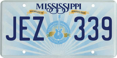 MS license plate JEZ339