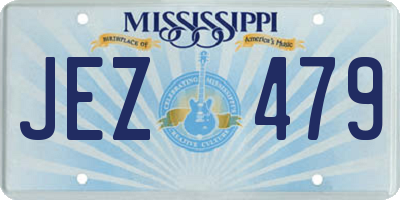 MS license plate JEZ479