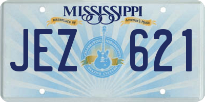 MS license plate JEZ621
