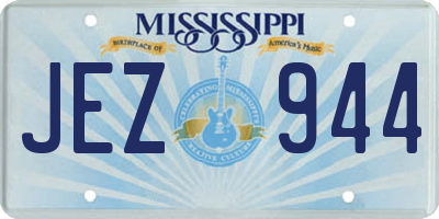 MS license plate JEZ944