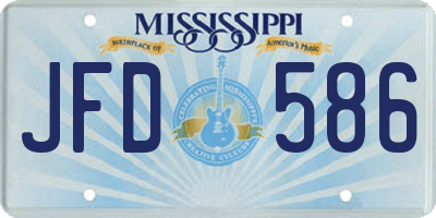 MS license plate JFD586