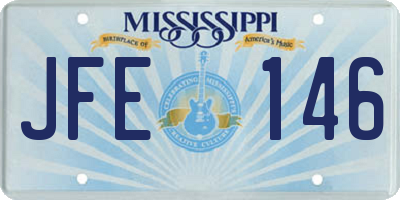 MS license plate JFE146