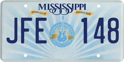MS license plate JFE148
