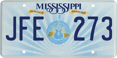 MS license plate JFE273