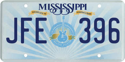 MS license plate JFE396
