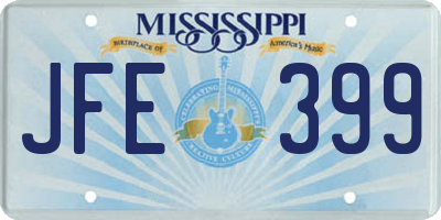 MS license plate JFE399