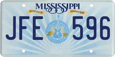 MS license plate JFE596