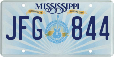 MS license plate JFG844