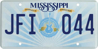 MS license plate JFI044