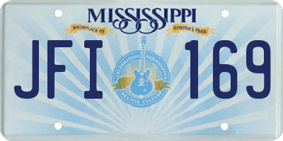 MS license plate JFI169
