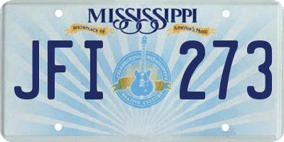 MS license plate JFI273