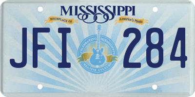 MS license plate JFI284