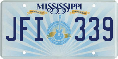 MS license plate JFI339