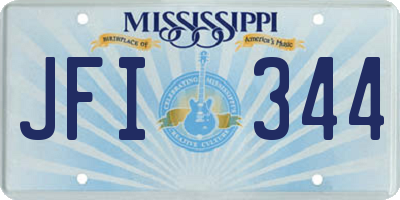 MS license plate JFI344