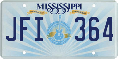 MS license plate JFI364
