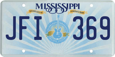MS license plate JFI369