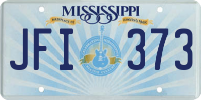 MS license plate JFI373