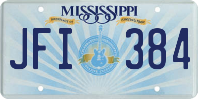 MS license plate JFI384