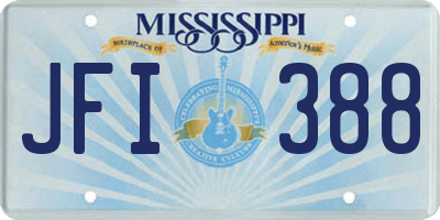 MS license plate JFI388