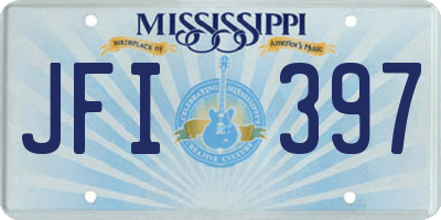 MS license plate JFI397