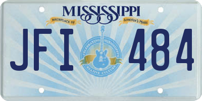 MS license plate JFI484