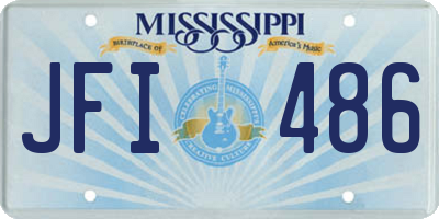 MS license plate JFI486