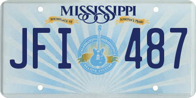 MS license plate JFI487