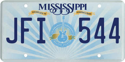 MS license plate JFI544